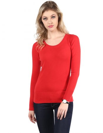 Shop Scoop Neck Red Sweater